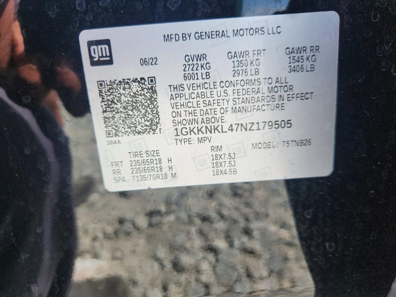 GMC Acadia Sle