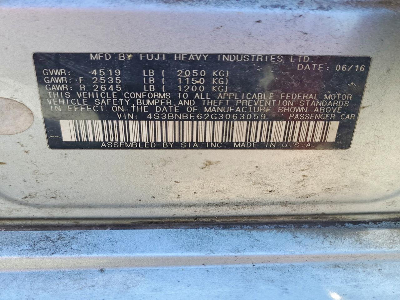 Subaru Legacy 2.5i Premium