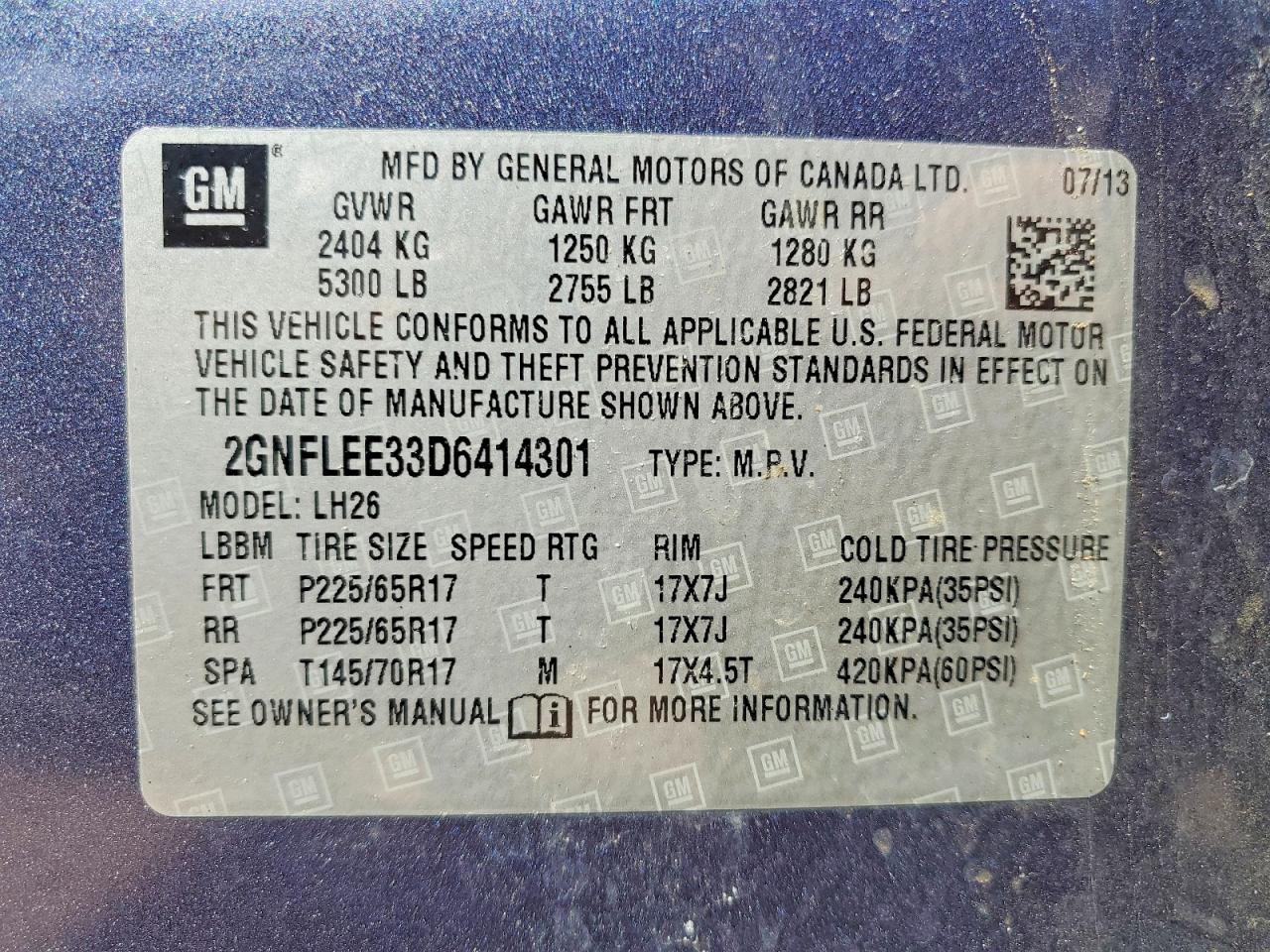 Chevrolet Equinox Lt