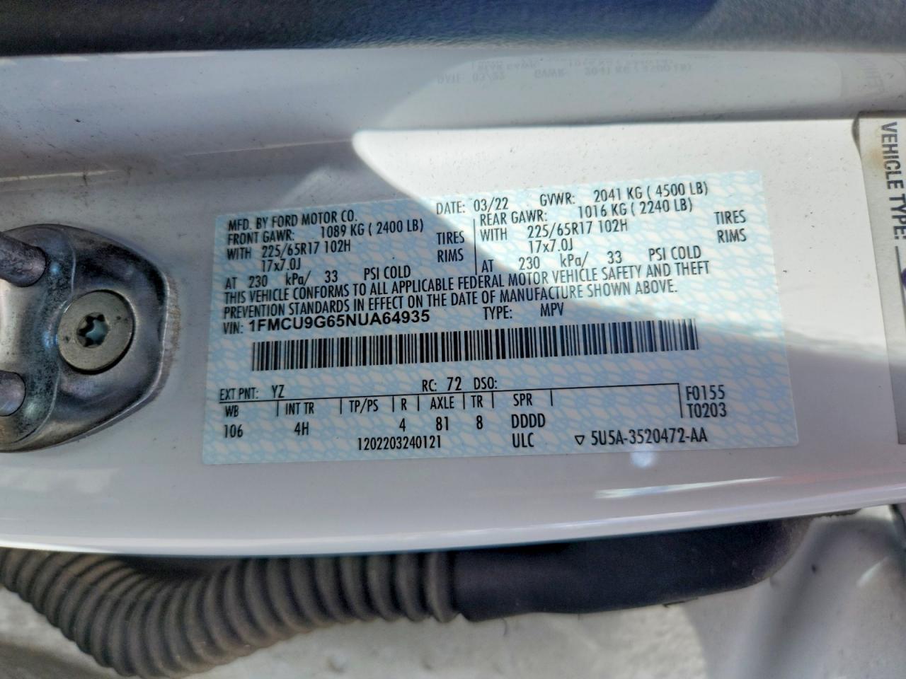 Ford Escape Se