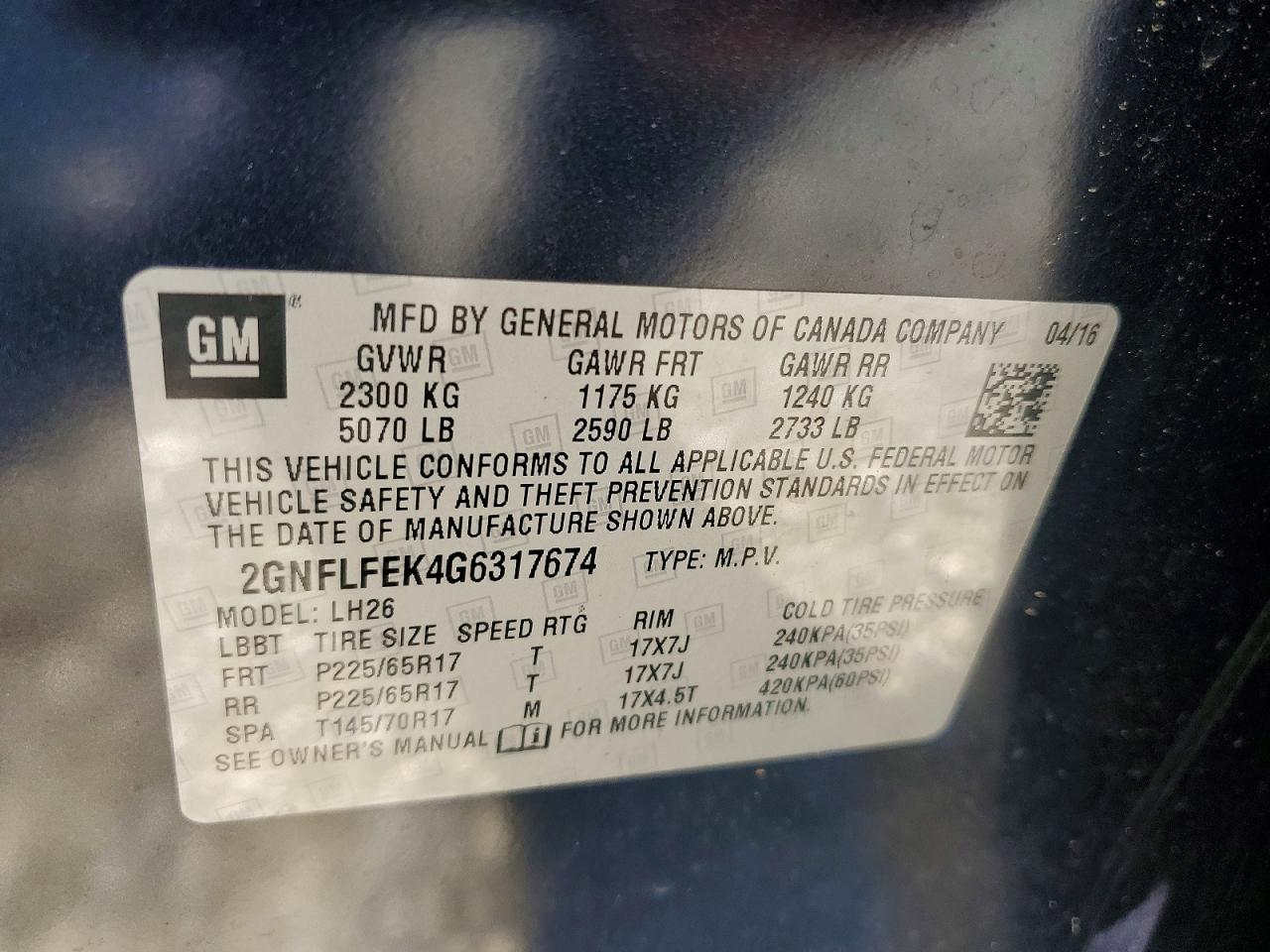Chevrolet Equinox Lt