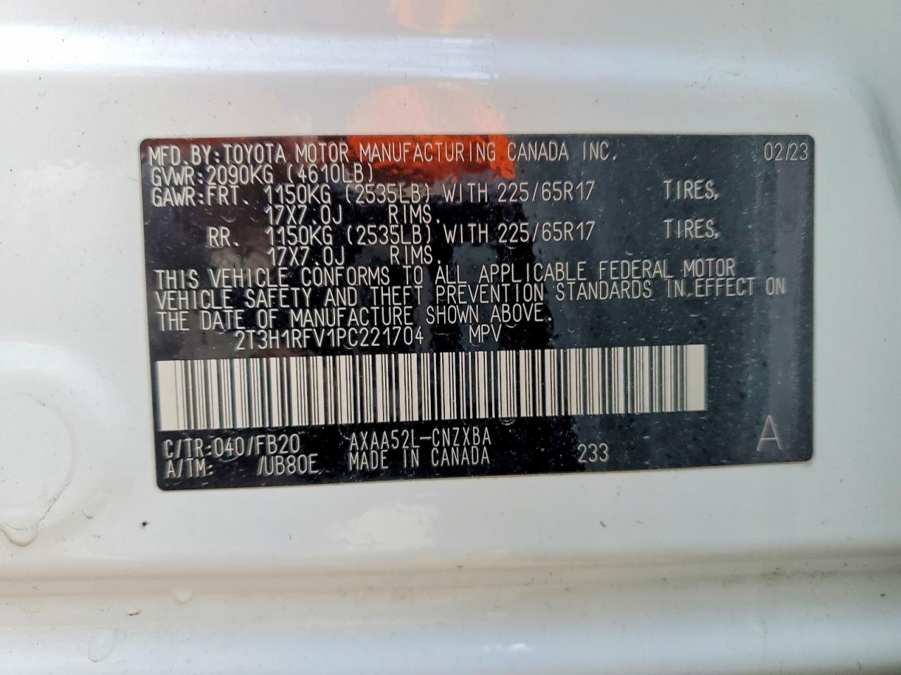 Toyota RAV4 Le