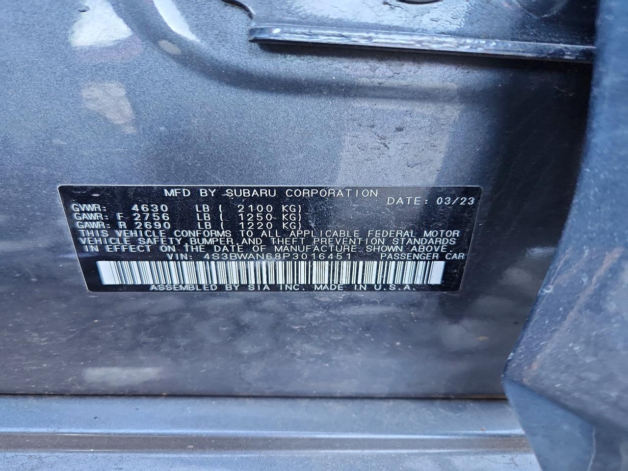 Subaru Legacy Limited