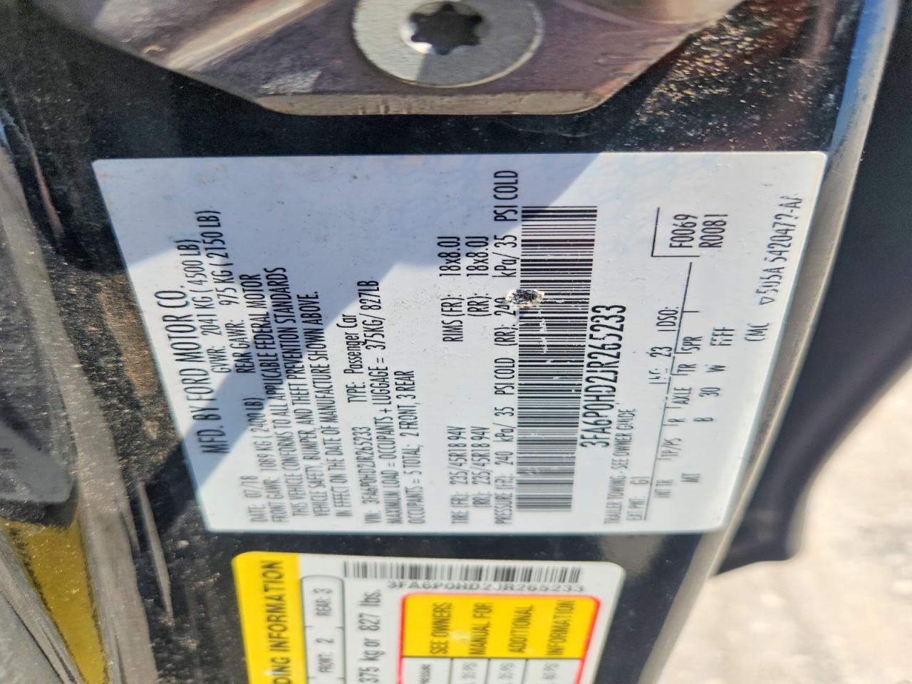 Ford Fusion Se