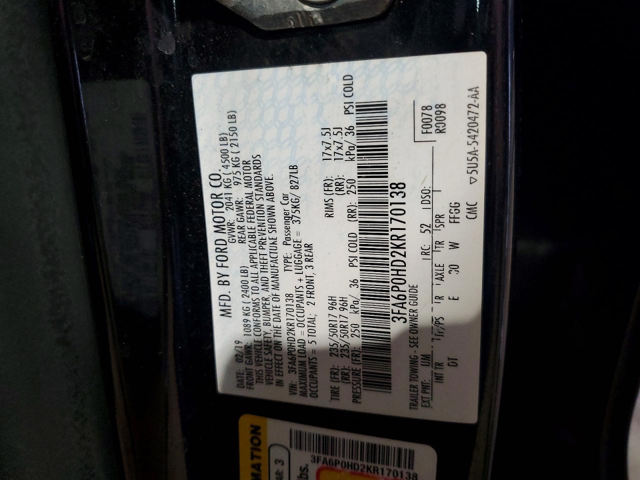 Ford Fusion Se