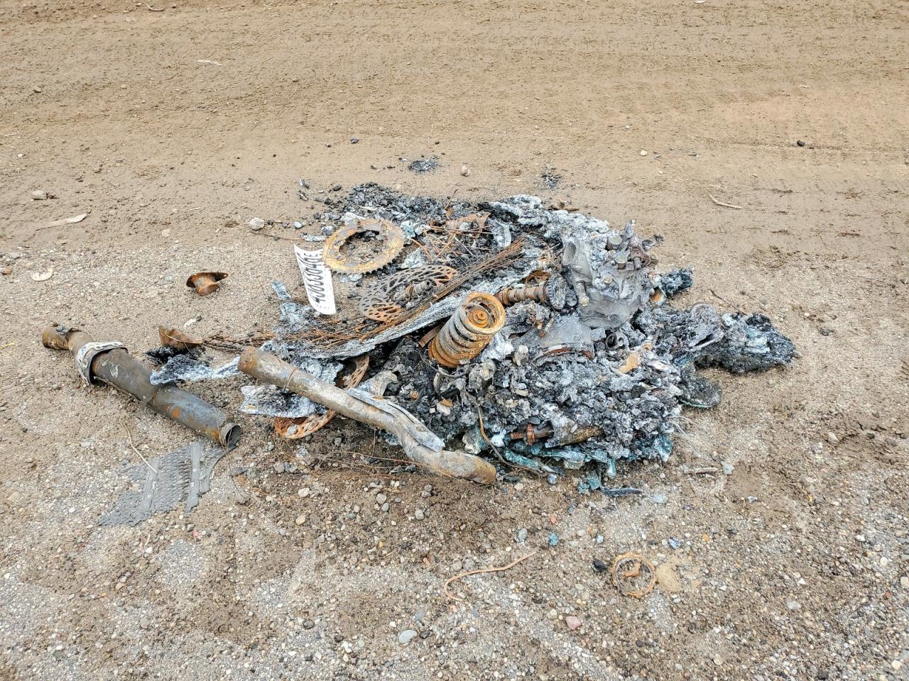 Salvage Honda Crf Cycle Image