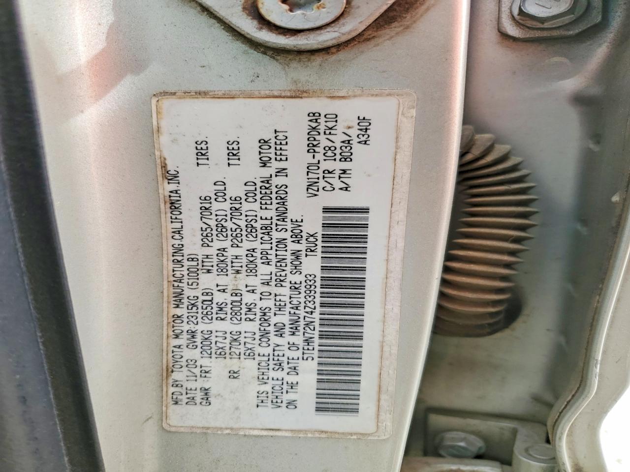 Toyota Tacoma V6
