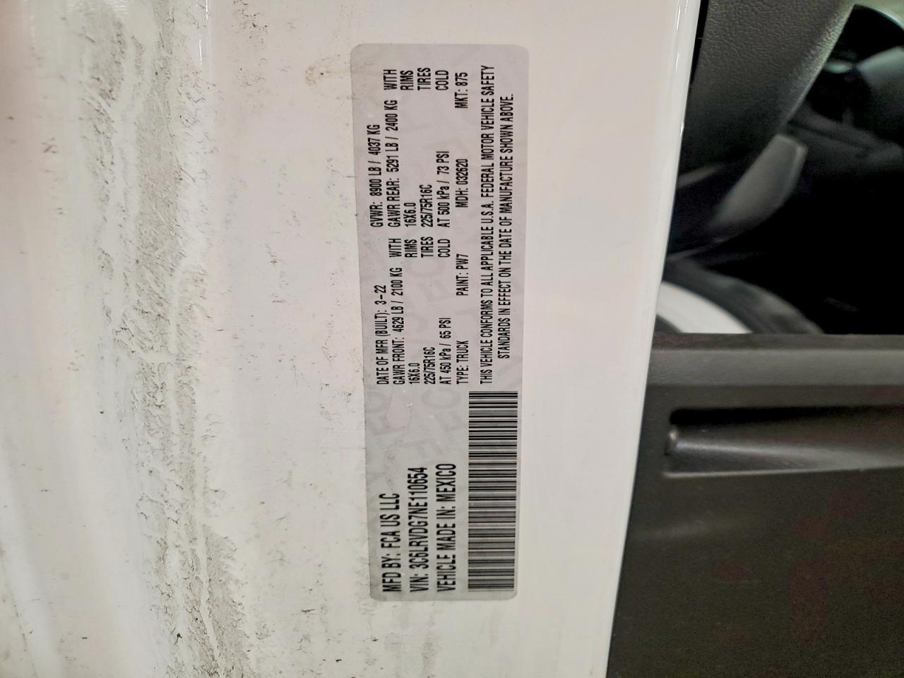 Ram Promaster Unknown