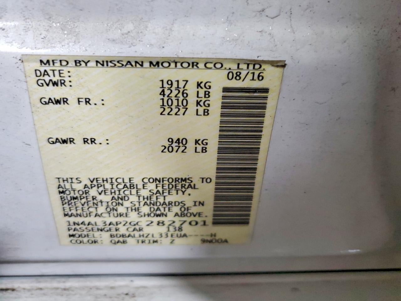 Nissan Altima 2.5 Sr