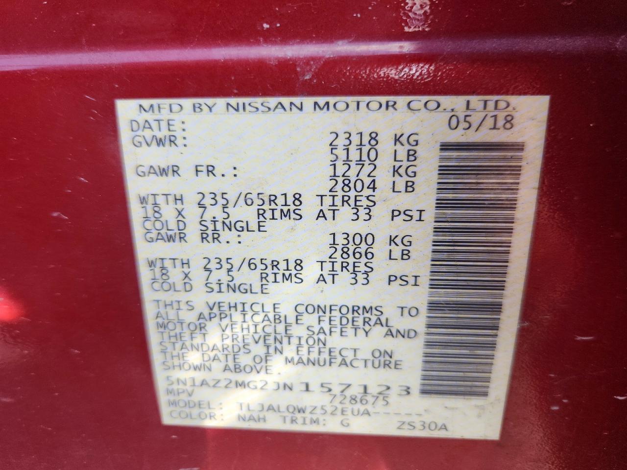 Nissan Murano Sv