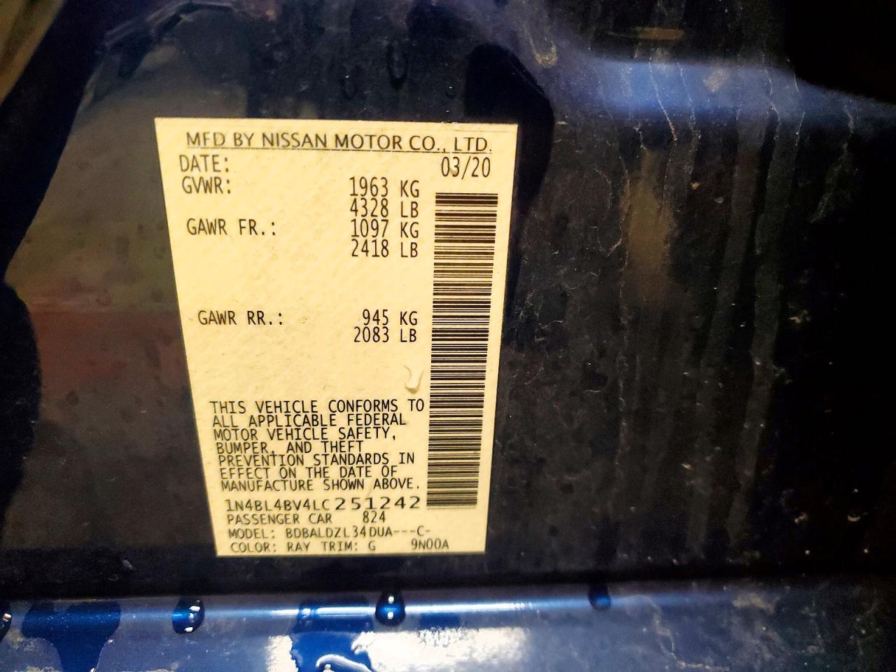 Nissan Altima 2.5 S