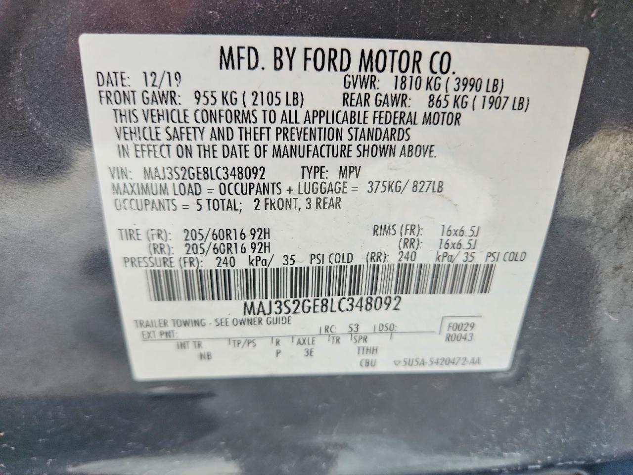 Ford EcoSport Se