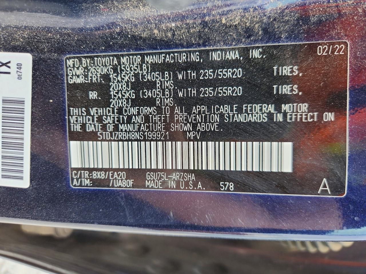 Toyota Highlander Xse