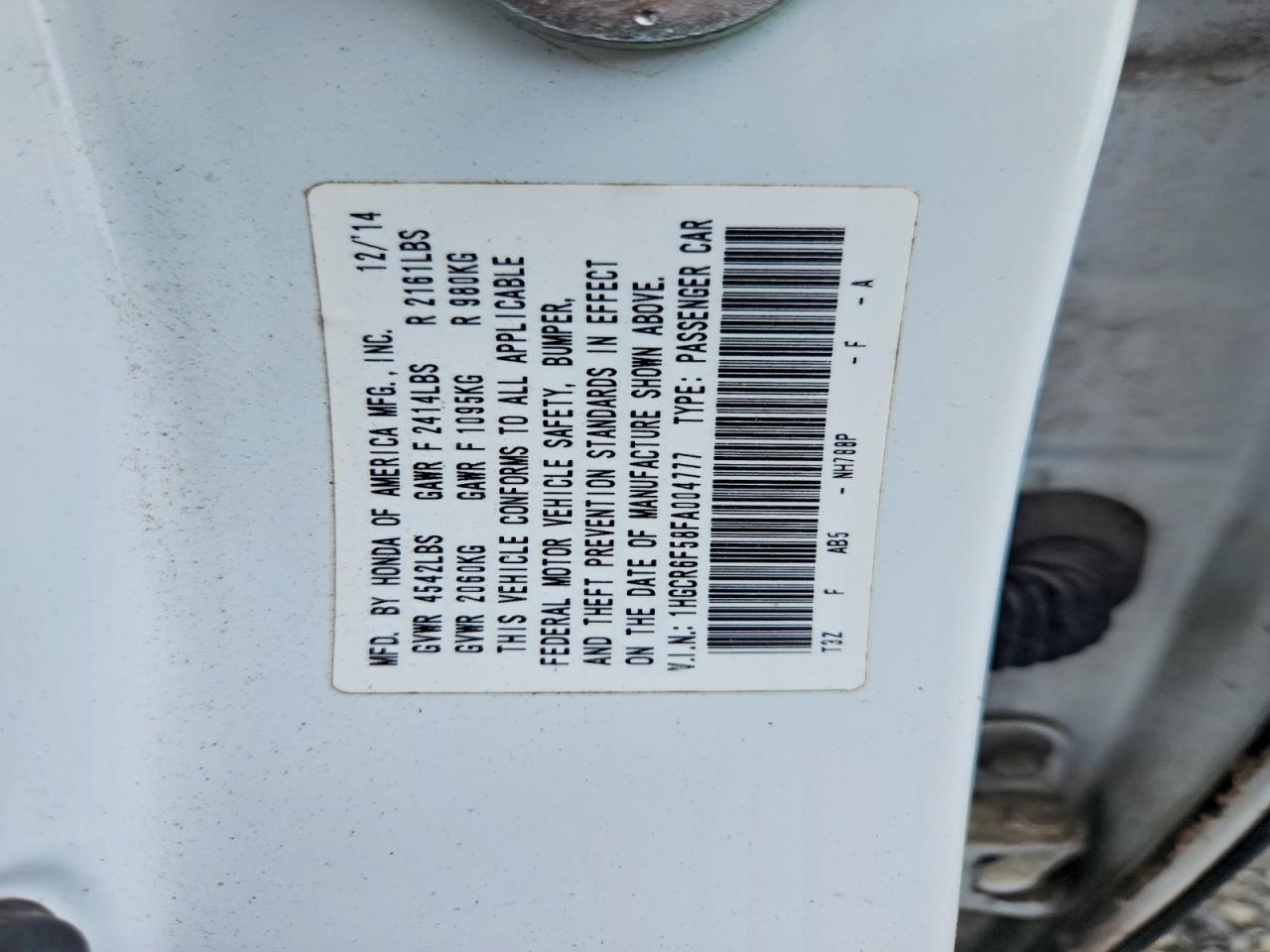 Honda Accord Hybrid Exl
