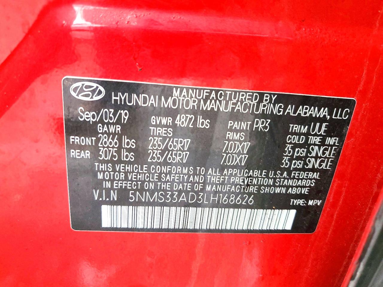 Hyundai SANTA FE Sel