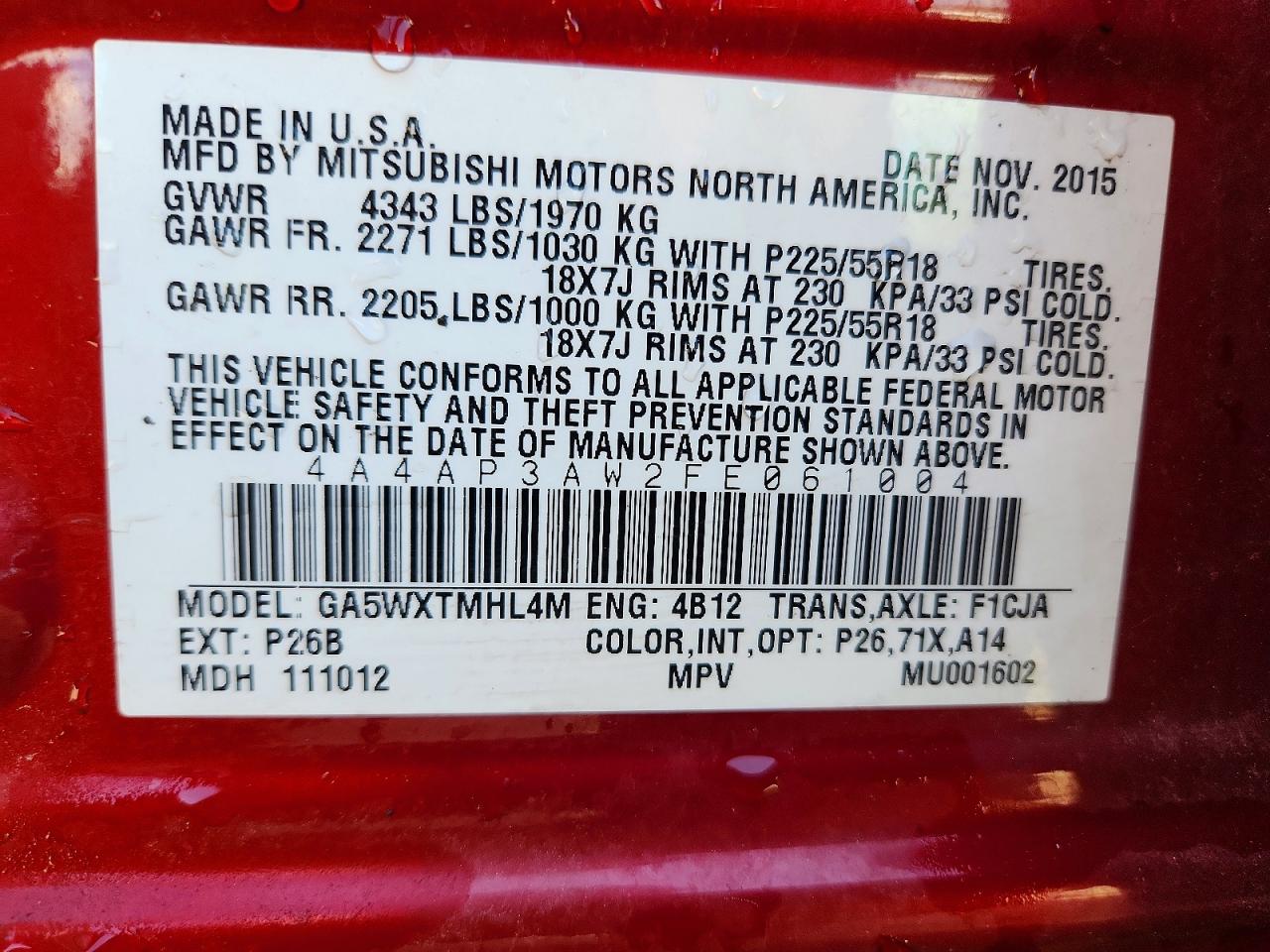Mitsubishi Outlander Es