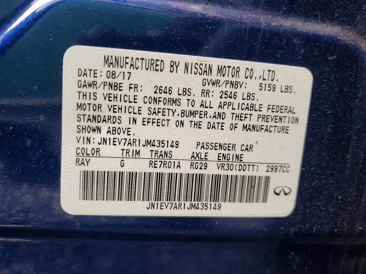 INFINITI Q50