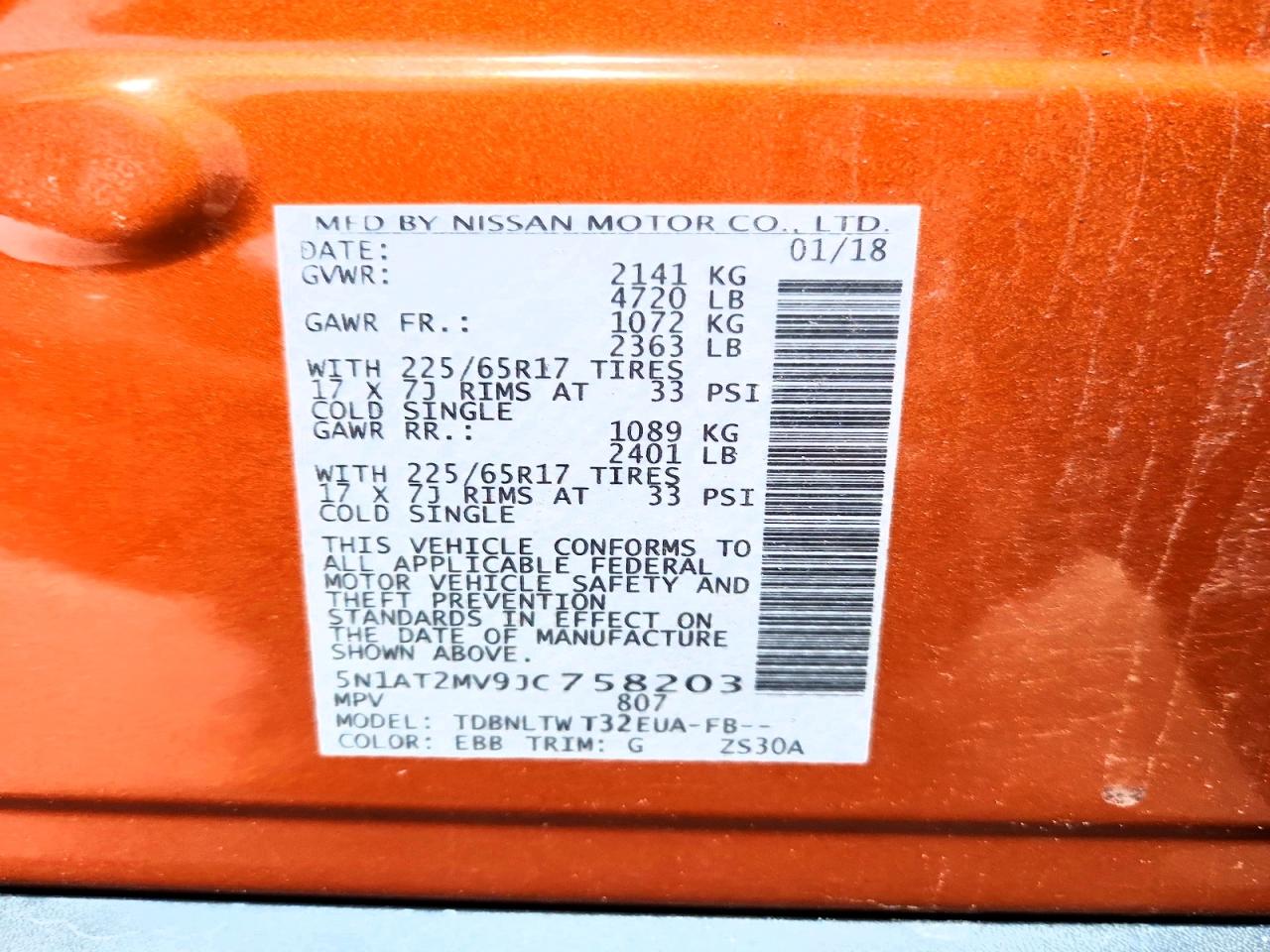 Nissan Rogue Sv