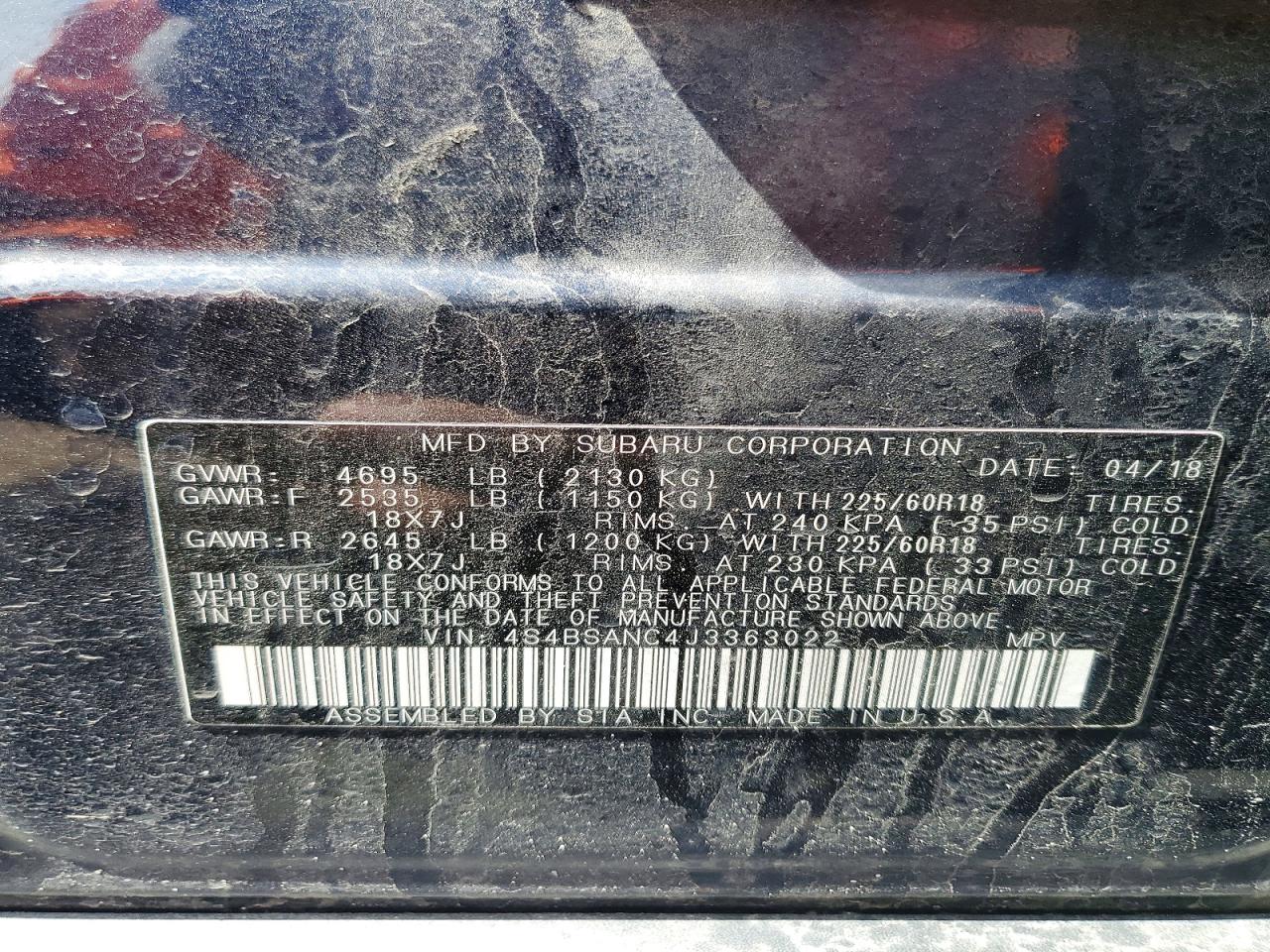 Subaru Outback 2.5i Limited