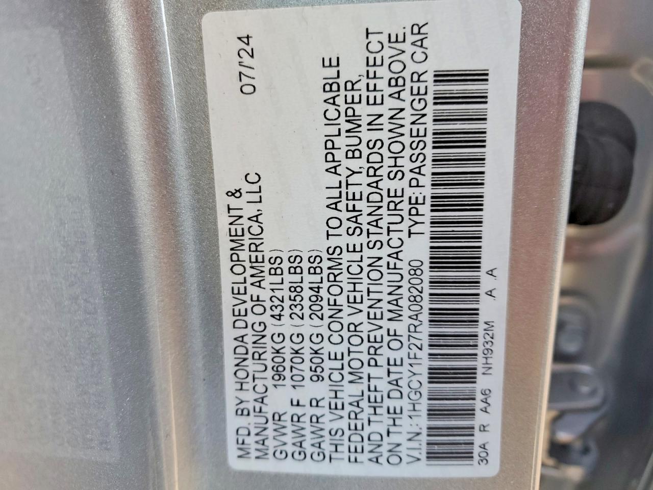 Honda Accord Lx
