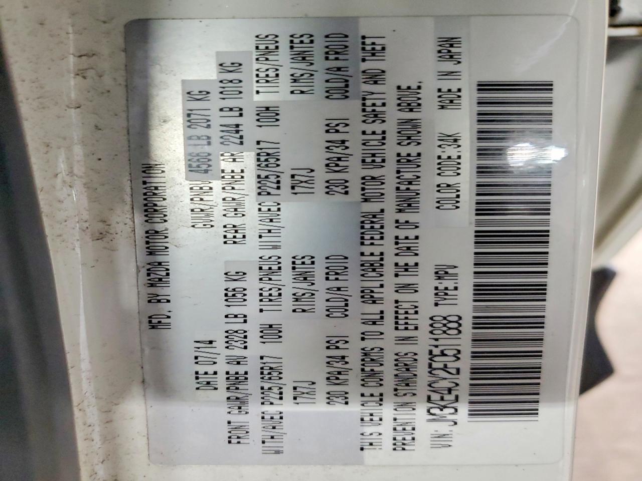 Mazda Cx Touring