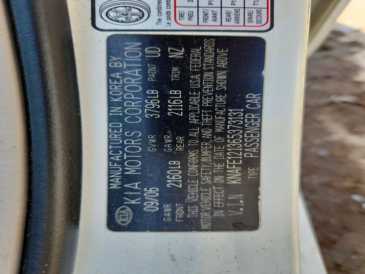 Kia Spectra Ex