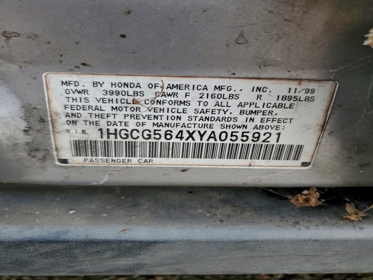 Honda Accord Lx