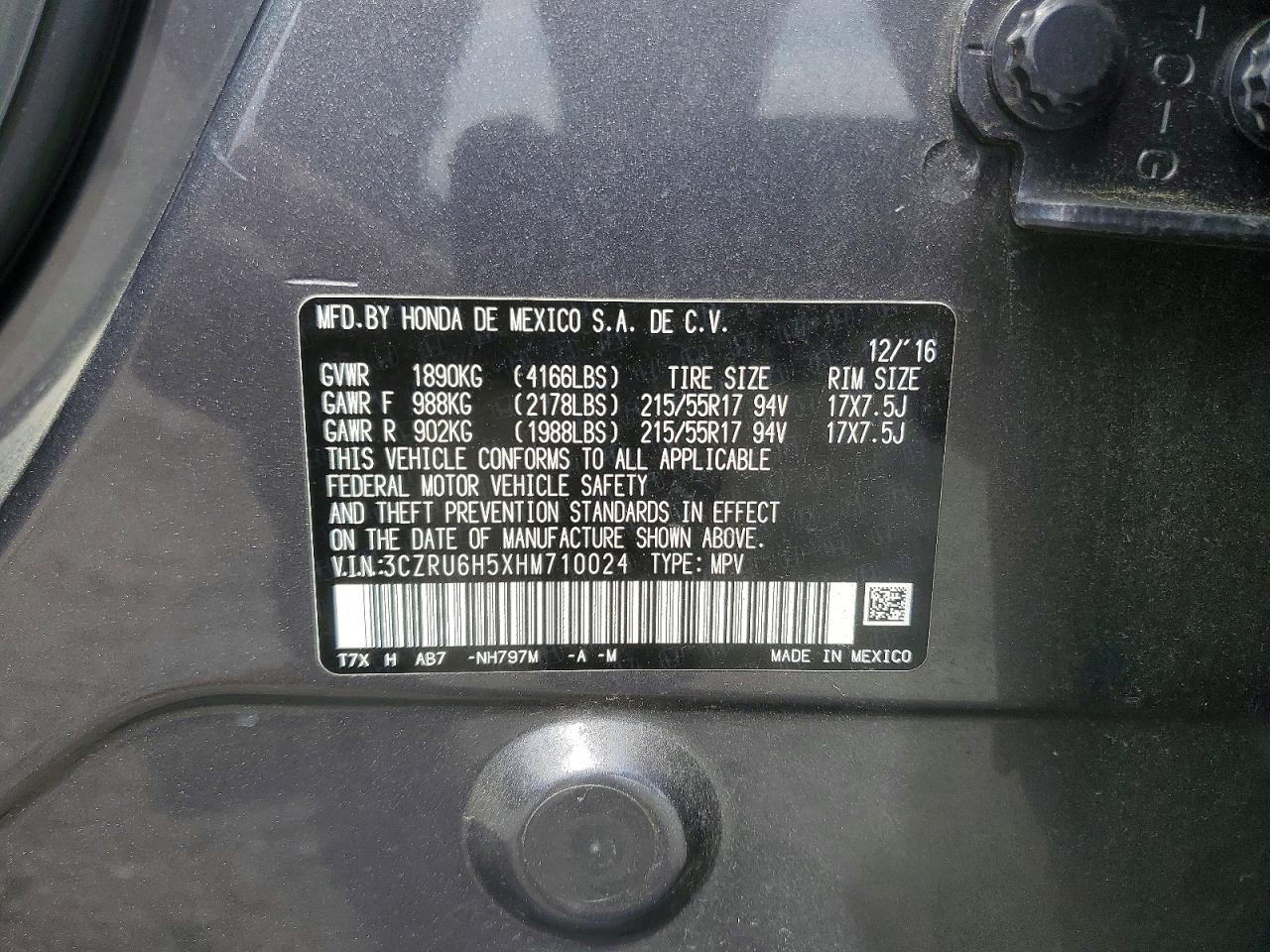 Honda HR-V Ex