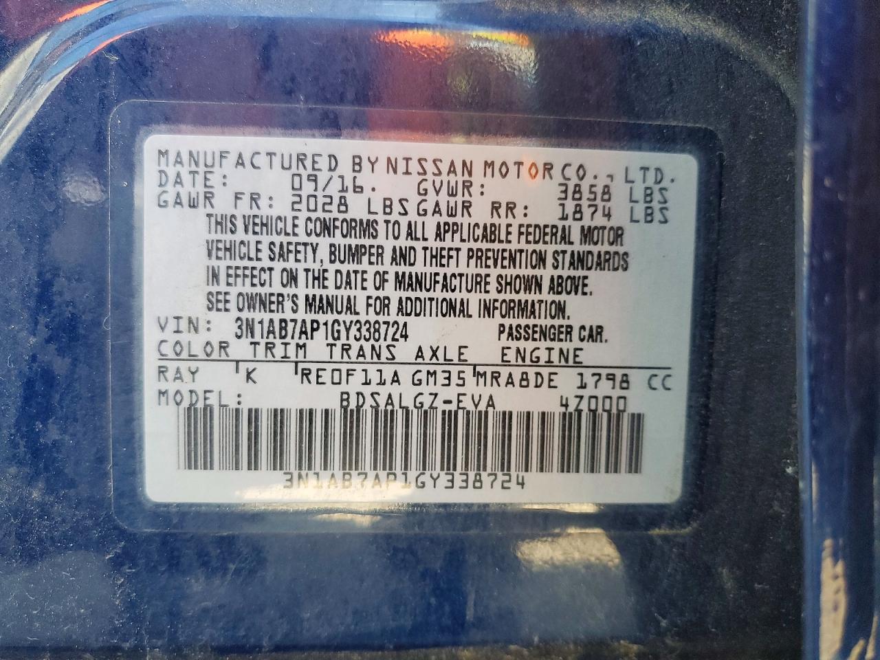 Nissan Sentra Sl