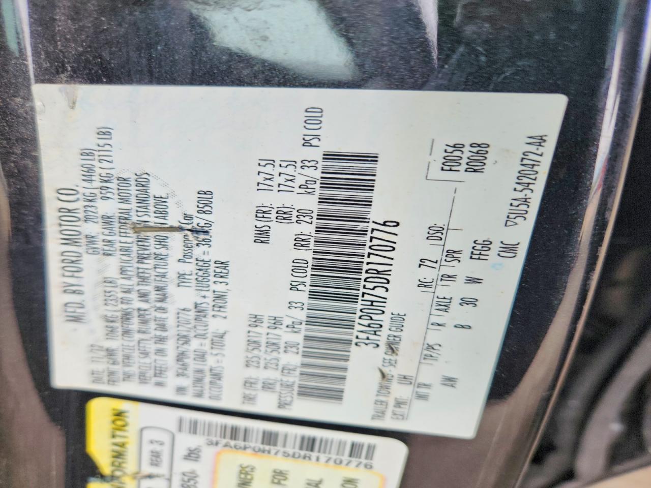 Ford Fusion Se