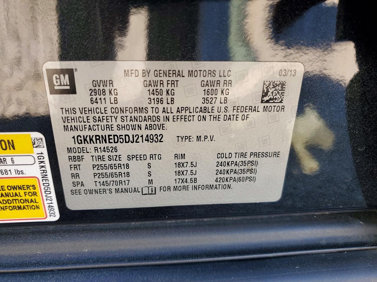 GMC Acadia Sle