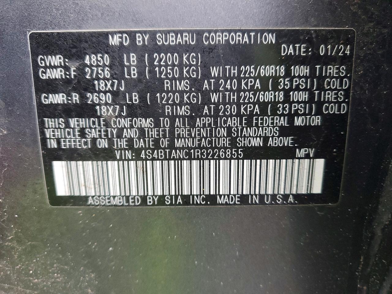 Subaru Outback Limited