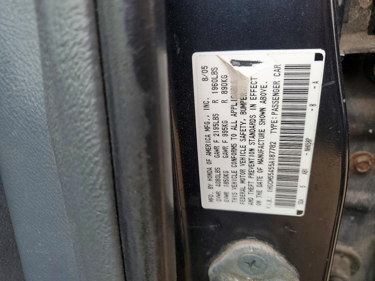 Honda Accord Lx