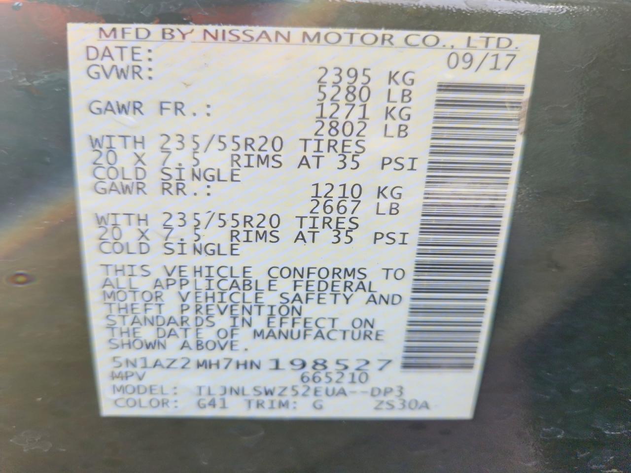 Nissan Murano Platinum