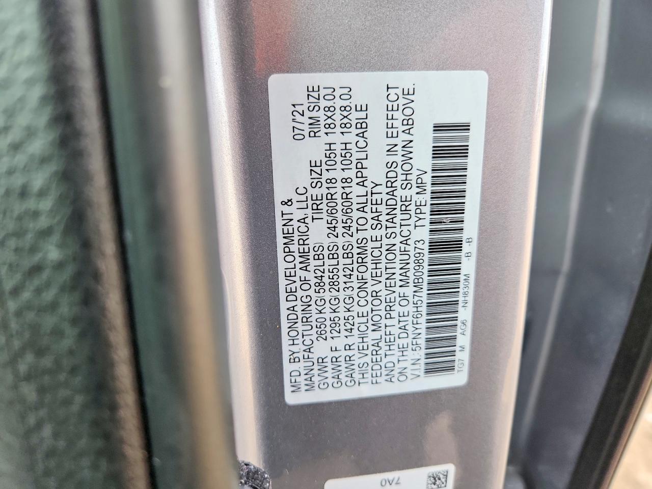 Honda Pilot Exl