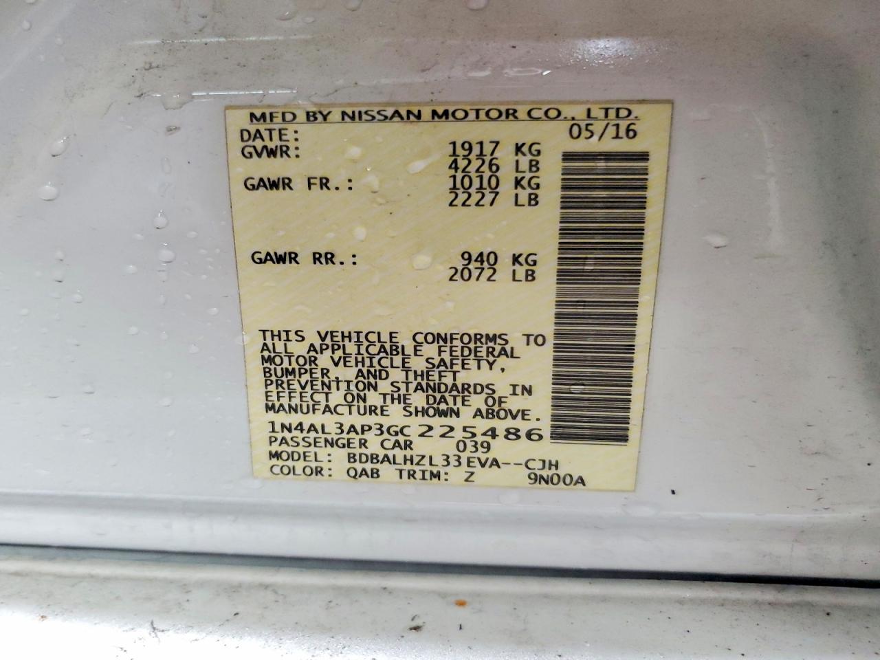 Nissan Altima 2.5 Sr