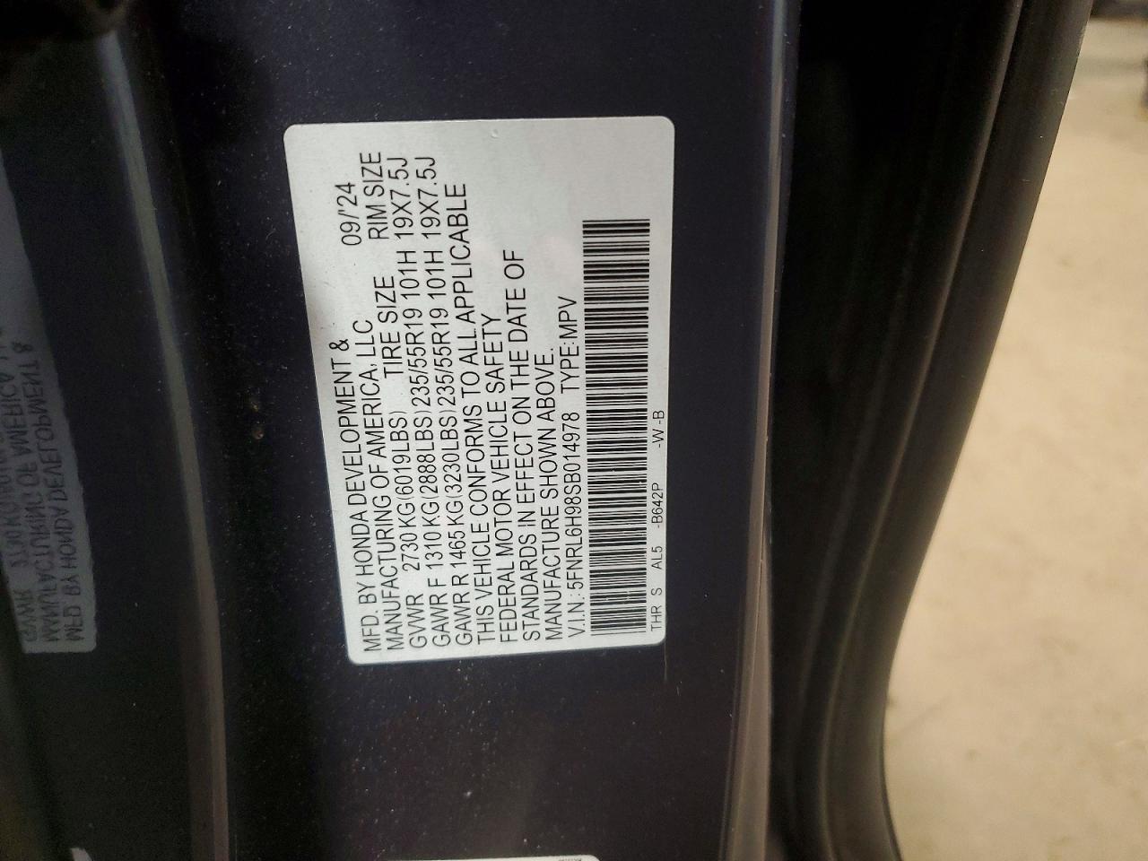 Honda Odyssey Elite