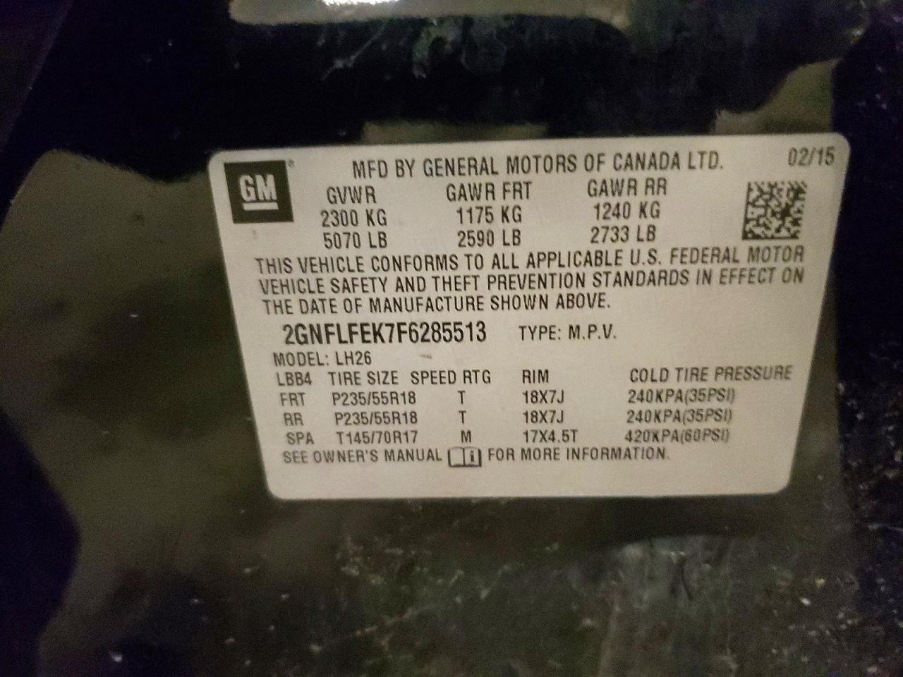 Chevrolet Equinox Lt