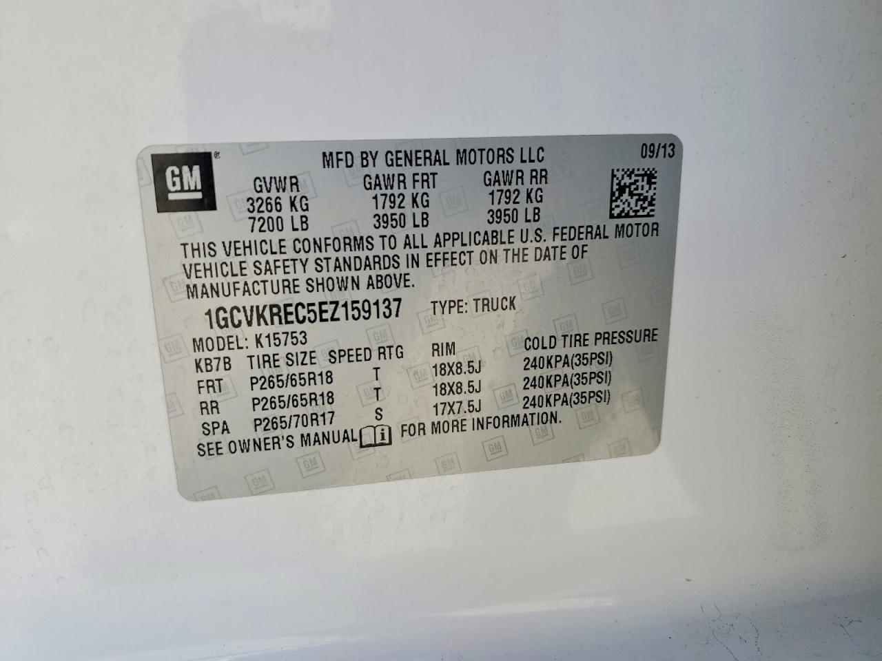 Chevrolet Silverado K1500 Lt