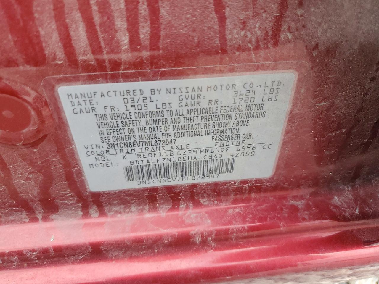 Nissan Versa Sv