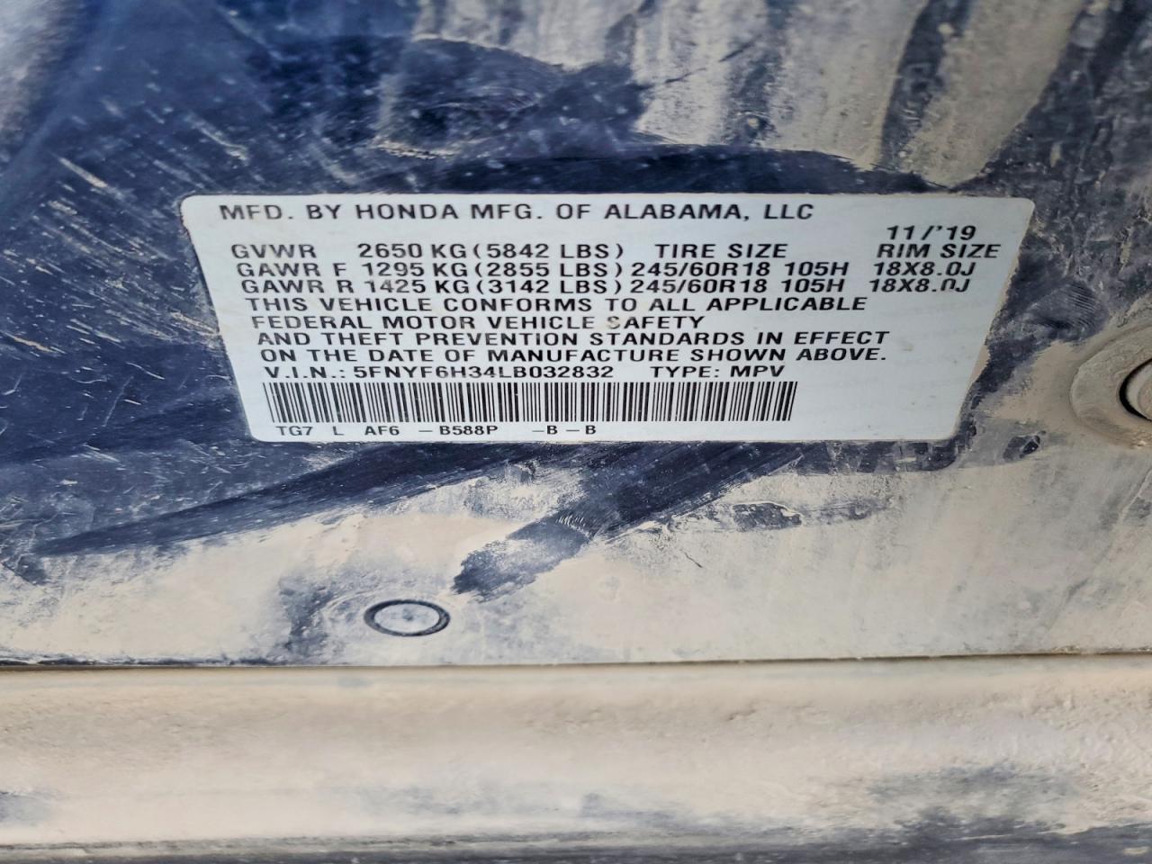Honda Pilot Ex