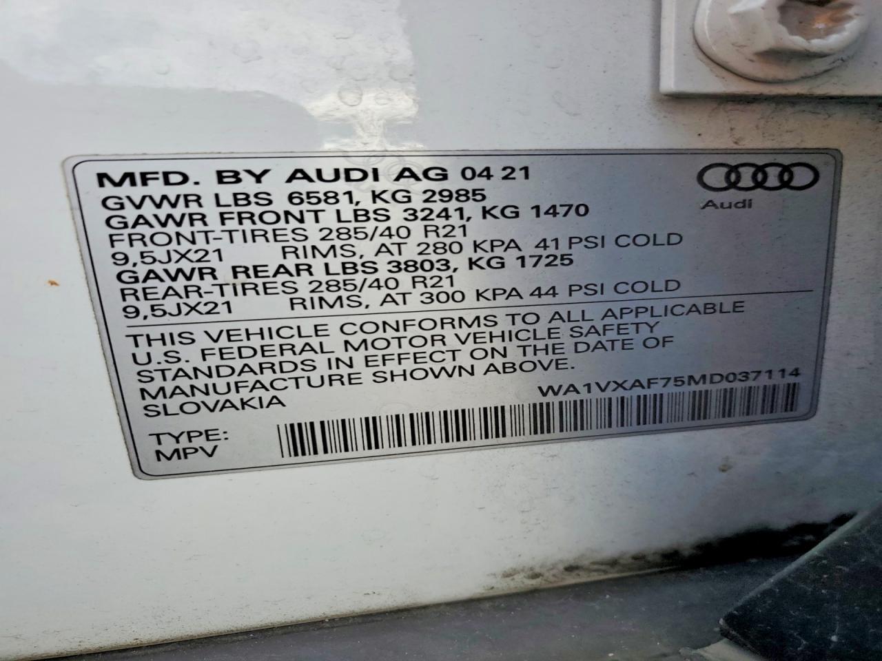 Audi Q7 Prestige
