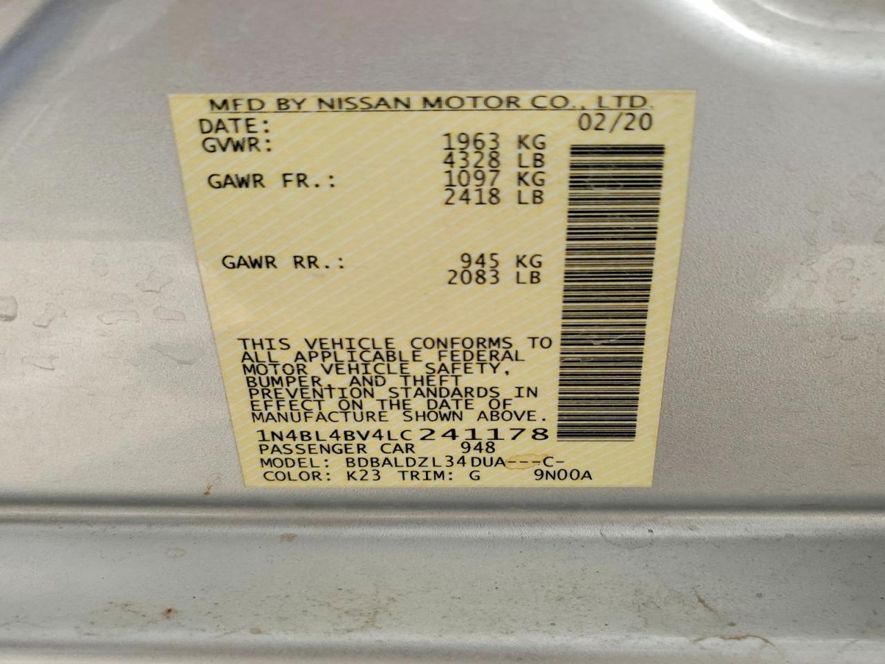 Nissan Altima 2.5 S