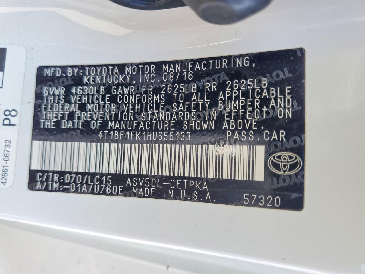 Toyota Camry Xse