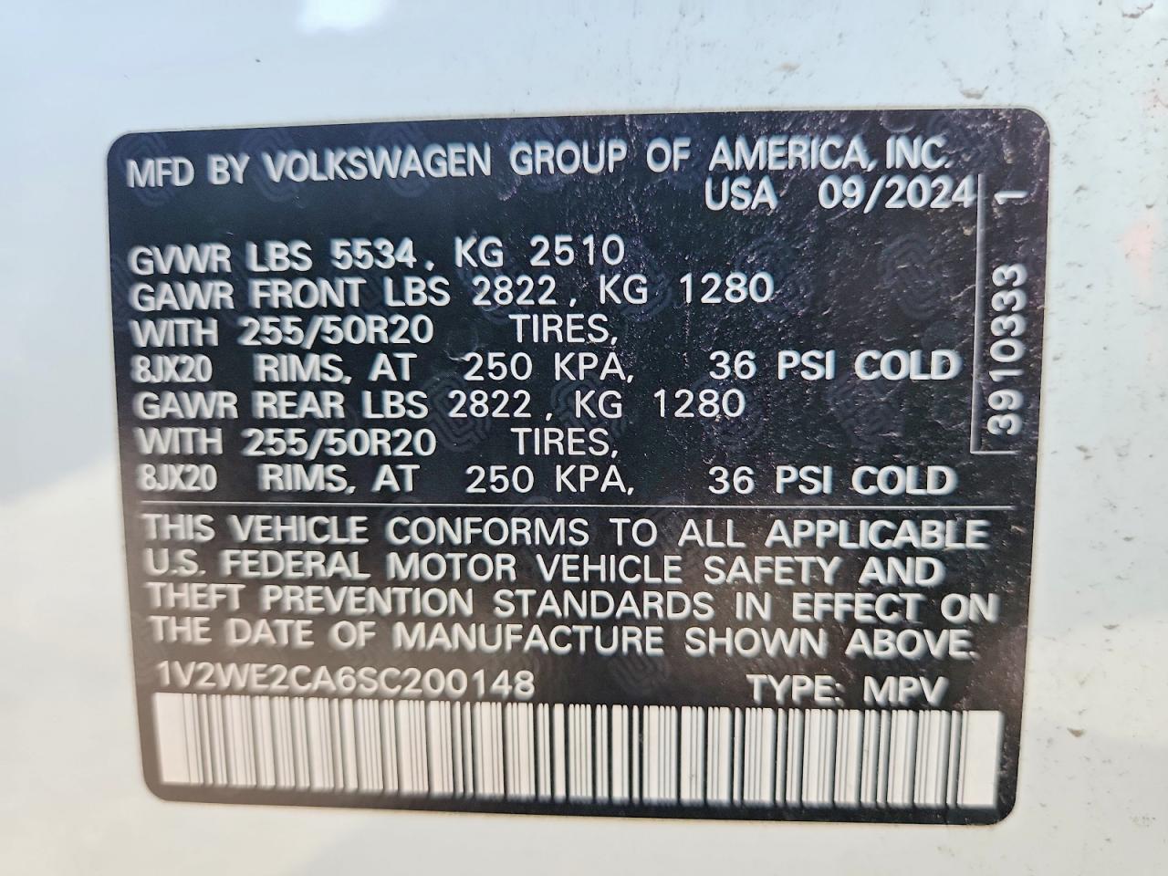Volkswagen Atlas Se