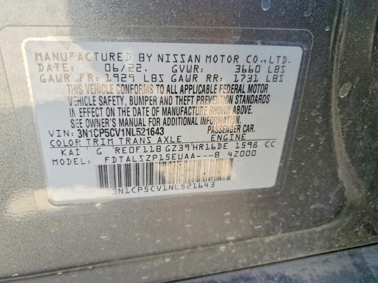 Nissan Kicks Sv