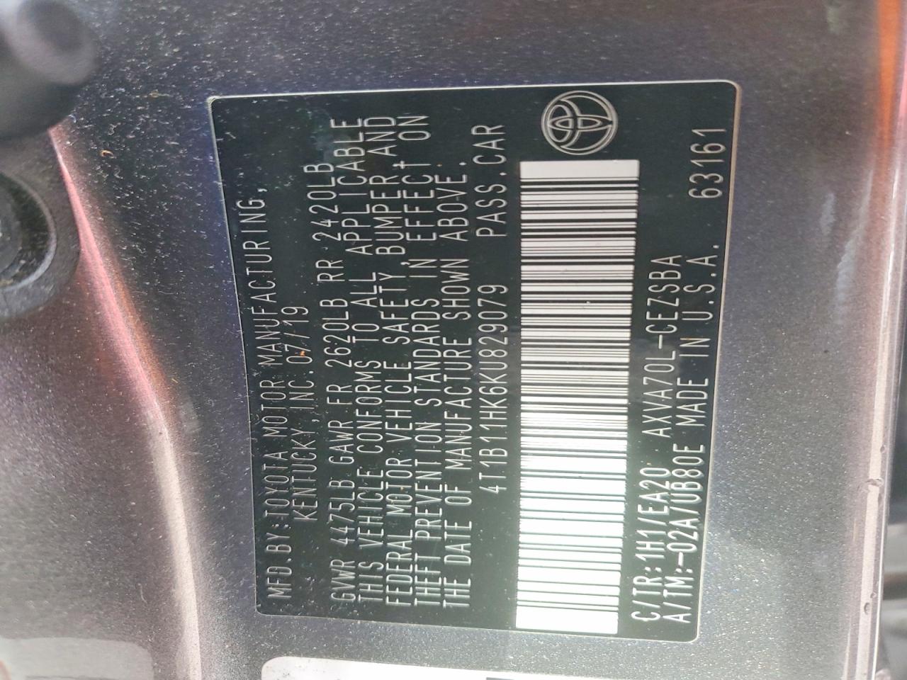 Toyota Camry Se