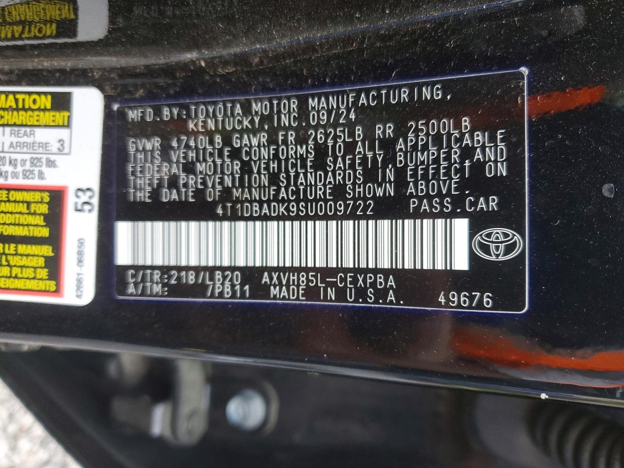 Toyota Camry Xse