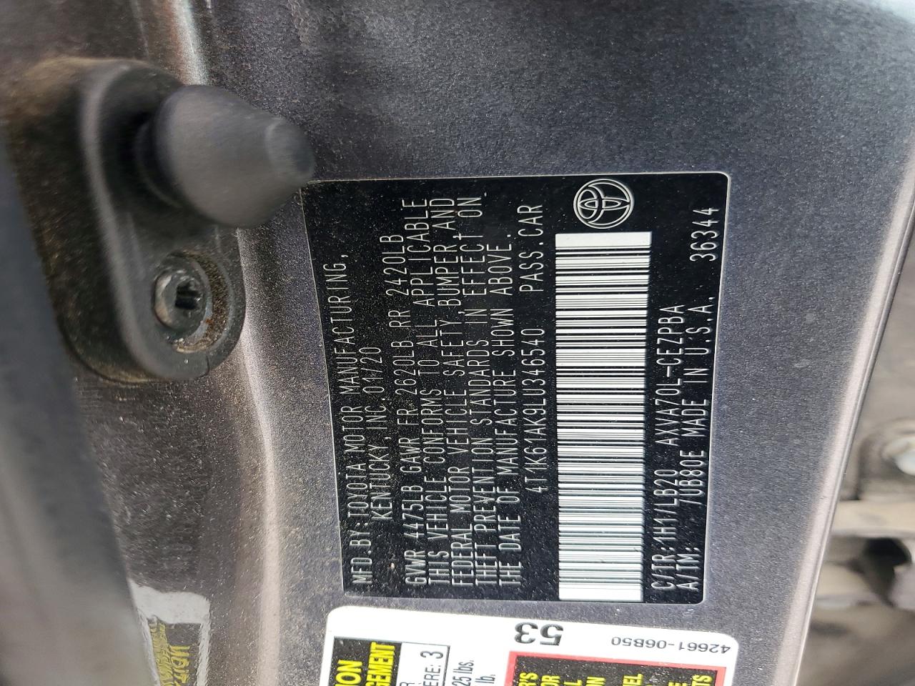 Toyota Camry Xse