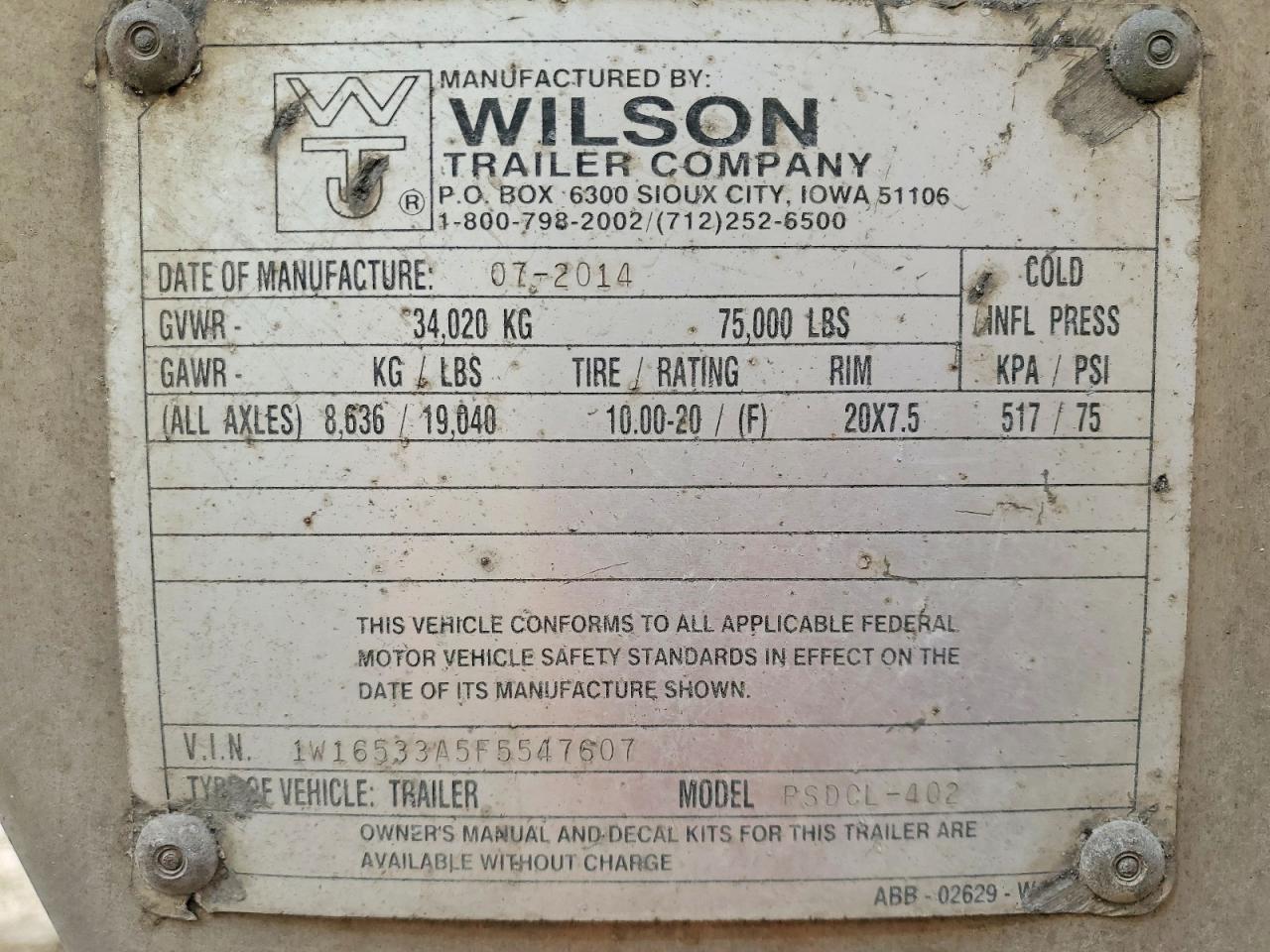 Wilson Trailer Co Trailer